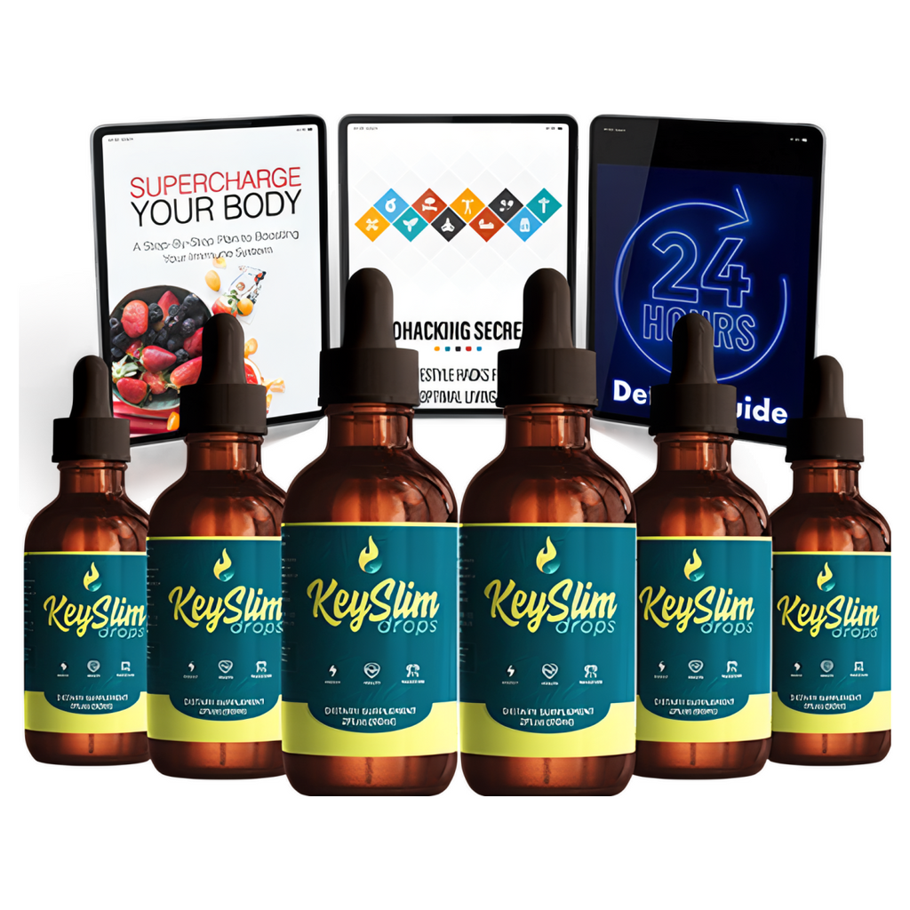 Keyslim Drops - 6 Bottles + 3 Digital Bonuses